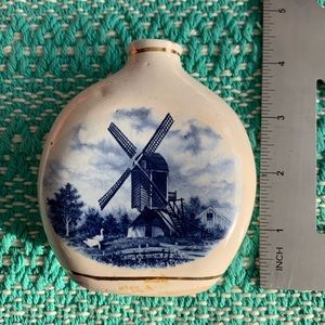 Vintage Delft Pottery Vase